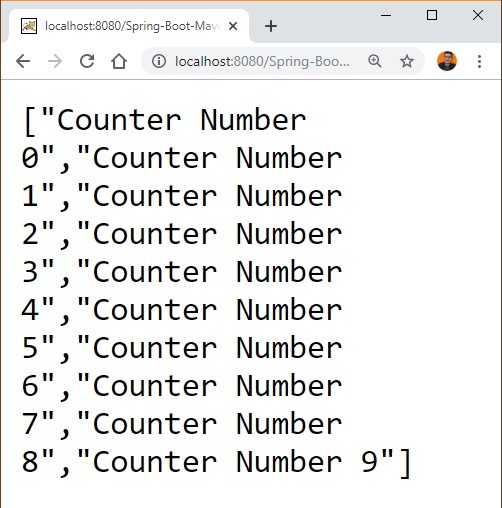 Tomcat Rest Controller Page